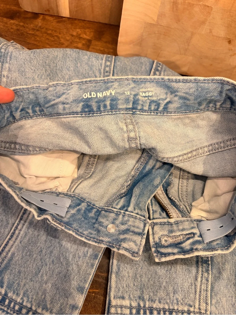 Old Navy baggy wide leg girls jeans (5 pair)